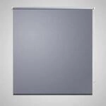 vidaXL Verdunkelungsrollo 44,4 x 100 cm, Stoffbreite 40 cm, Grau