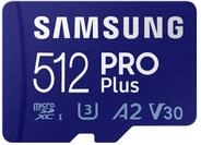 Samsung PRO Plus microSD-Karte, 512 GB, UHS-I U3, Full HD & 4K UHD, 160 MB/s Lesen,