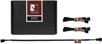 Noctua NA-SEC2, 3 Pin Verl&auml;ngerungskabel Set (30cm, Schwarz)