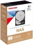 Toshiba N300 NAS Festplatte 4 TB SATA 3.5" intern 6Gb/s 7200 rpm Puffer: 256 MB