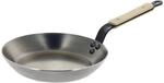 De Buyer B Bois Collection Mineral B Element Pfanne, Eisen, Holz, 28 cm