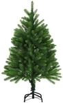 vidaXL K&uuml;nstlicher Weihnachtsbaum Naturgetreue Nadeln 120 cm Gr&uuml;n