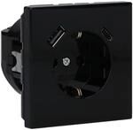 Jung LS1520-15CASW SCHUKO-Steckdose mit USB Typ AC (3A) mit erh&ouml;htem