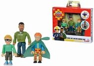 Simba 109251091 - Feuerwehrmann Sam Superhelden Figurenset, Polizist Malcom, Norman