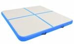 vidaXL Gymnastikmatte Aufblasbar mit Pumpe Turnmatte Tumbling Matte Training