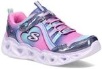 Skechers M&auml;dchen Heart Lights Rainbow LUX Sneaker, Navy, 35 EU