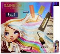 Rainbow High Haarstudio - Spielset mit exklusiver Amaya Raine Puppe mit langem Haar