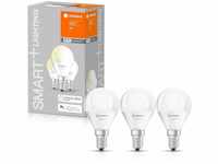 LEDVANCE Smarte LED-Lampe mit WiFi Technologie, Sockel E14, Dimmbar, Warmweiß...