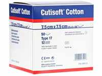 Cutisoft Cotton Kompr.7,5x7,5 cm Ster.12fach