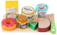 tanner DER KLEINE KAUFMANN TANNER Deco - Fr&uuml;hst&uuml;cks-Set aus Holz, mit verschiedenen