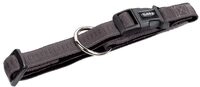 Nobby Halsband Soft Grip, dunkelgrau/schwarz L: 20-30 cm, B: 10 mm, 1 St&uuml;ck
