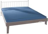 Bassetti Spannbettlaken Uni B1/831 Oltremare Baumwolle/Elastan, Ma&szlig;e: 180cm x 200cm,