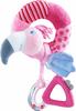 HABA 305183 - Greiffigur Flamingo Gustav, Kuscheltier für Babyschale,...