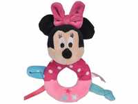 Simba 6315876392 - Disney Minnie Maus Ringrassel, bunt, 14cm, ab den ersten