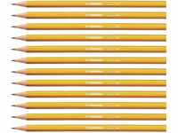 Bleistift - STABILO Schwan in gelb - Härtegrad HB - 12er Pack
