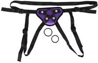 You2Toys Universal Harness - Kunstleder Umschnallgurt mit 3 Ringen, Strap on Geschirr