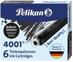 Pelikan Standard-Tintenpatronen 4001 Tinte Brillant-Schwarz, 6 St&uuml;ck | Pelikan