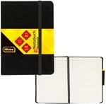 Idena 209285 - Notizbuch DIN A6, liniert, Papier cremefarben, 192 Seiten, 80 g/m&sup2;,