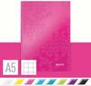 Leitz 46281023 Notizbuch WOW, A5, kariert, pink metallic