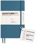 LEUCHTTURM1917 363398 Notizbuch Medium (A5), Softcover, 123 nummerierte Seiten, Stone