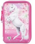 Depesche 11424 Miss Melody - Gef&uuml;llte 3-fach Federtasche mit traumhaftem