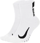 NIKE Herren Mltplier Socken, White/Black, XL EU