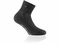 Rohner advanced socks Fibre Light Quarter Socken, Black Denim, EU 36-38