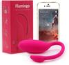 3 BRUJAS Motion Flamingo App gesteuerter tragbarer Vibrator, Pink