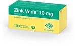 Zink Verla 10 mg Filmtabletten - Arzneimittel mit organischem Zink-D-gluconat,...