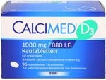 CALCIMED D3 1000 mg/880 I.E. Kautabletten 96 St