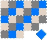 LittleTom 27 Teile Spielmatte Baby Puzzlematte ab Null - 30x30 cm Krabbelmatte