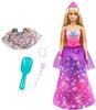 Barbie GTF92 - Dreamtopia 2-in-1 Prinzessin zu Meerjungfrau Verwandlungspuppe (blond,