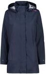 CMP Damen Regenjacke Woman Rain Jacket Button Hood 39X6646