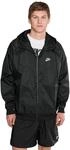 NIKE Herren Windrunner Hd Wvn Jacket, BLACK/WHITE, S EU