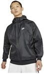 NIKE Herren Windrunner Hd Wvn Jacket, BLACK/WHITE, XL EU