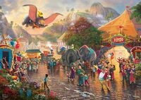 Schmidt 59939 Thomas Kinkade Disney Dumbo Puzzle, 1000 Teile
