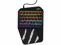 uRage Mobile Gaming-Keyboard Tastatur Exodus 410" One-Handed, schwarz,