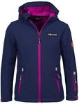 Trollkids Girls Oslofjord Jacket 116, Navy/pink