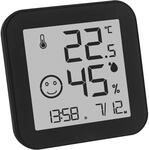 TFA Dostmann Digitales Thermo-Hygrometer Black & White, 30.5054.01, E-Ink Display,