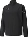 Puma Herren teamRISE Sideline Jacket Trainingsjacke, Black White, XL