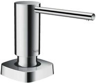 hansgrohe Sp&uuml;lmittel-/ Lotionspender K&uuml;chenzubeh&ouml;r (Accessoire, eckig) Chrom