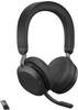 Jabra Evolve2 75 Wireless PC Headset with 8-Microphone Technology - Dual Foam Stereo