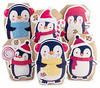 Adventskalender zum Befüllen Pinguin 24 Kraftpapiertüten braun Geschenktüten
