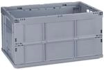 Relaxdays Profi Klappbox, stabil, Gewerbe, hochwertiger Kunststoff, Qualit&auml;t, 60L,
