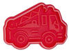 Städter 171879 Feuerwehrauto Ausstecher, Kunststoff, Rot, 6,5cm