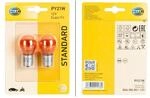HELLA 8GA 006 841-123 Gl&uuml;hlampe - PY21W - Standard - 12V - 21W | Sockelausf&uuml;hrung: