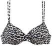 Lascana Damen B&uuml;gel-Bikini-Top | trendiger Alloverprint, Doppeltr&auml;ger zum