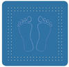Meusch 4388720005 Wanneneinlage Foot, 36 x 72 cm, blau