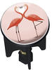 WENKO Waschbeckenstöpsel Pluggy® Flamingo Love - Abfluss-Stopfen, für alle