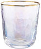 BUTLERS Trinkglas, Set 6x Gläser mit Goldrand 280ml aus Glas -SMERALDA- ideal...